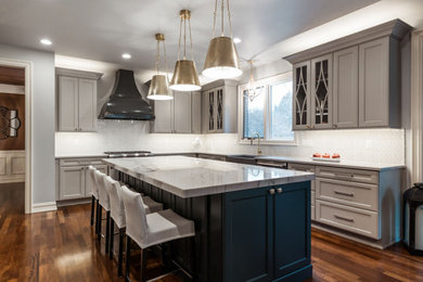 Inspiration for a transitional kitchen remodel in Detroit
