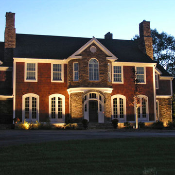 Outdoor House Lighting (Before & After)