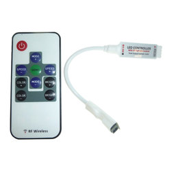 RGB Color Changing LEDs - Mini RGB Controller with RF Remote - Timers And Lighting Controls