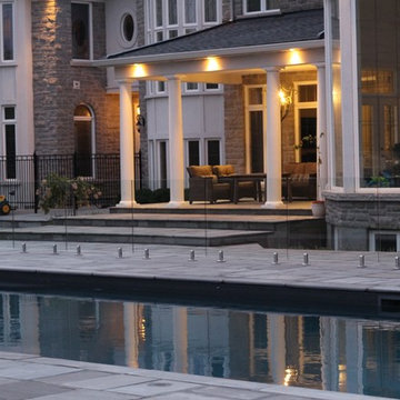 Custom Pool with Deck Jets