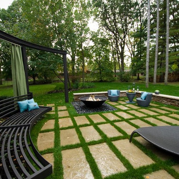 Contemporary Steel Lounge