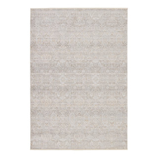 Vibe by Jaipur Living Wayreth Floral Taupe/ Silver Area Rug