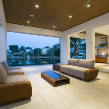 Outdoor wood tongue & groove