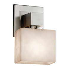 Clouds Aero 1-Light Wall Sconce, No Arms, Rectangle, Clouds Shade