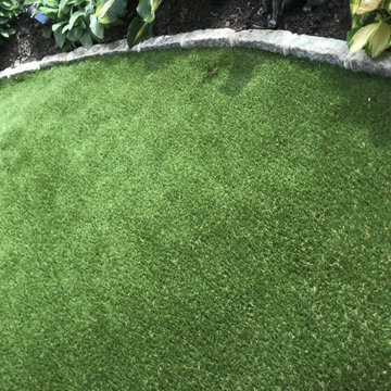 Artificial Grass Front Yard Design