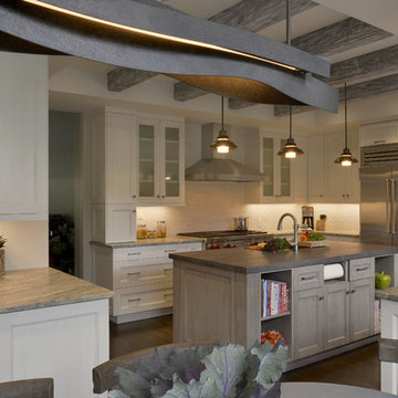 A Bright and Rustic Family-Friendly Kitchen