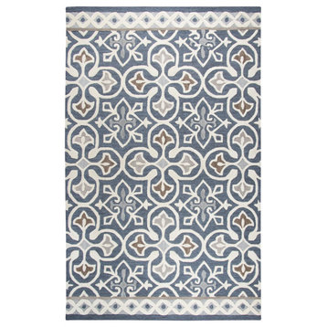 Rizzy Home OU574A Opulent Are Rug 8'x10' Gray