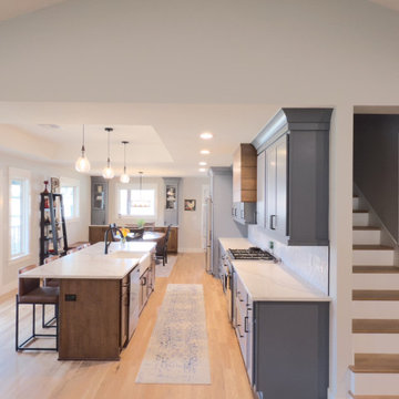 Dreamy Blue Modern Farmhouse