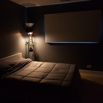 Guest Bedroom with Applause blackout top-down/bottom-up honeycomb shades