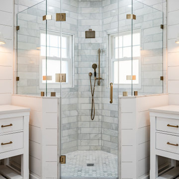 Downingtown Modern Farmhouse Master Bathroom