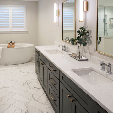 Kitchen and Master Bathroom Remodel for More Space