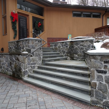 Heated driveway and steps