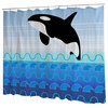 Uneekee Orca Shower Curtain