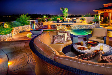Tuscan patio photo in Phoenix