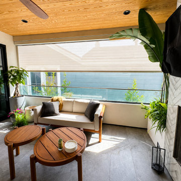Manual Patio Shades for Sun & Privacy Control
