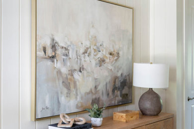 Beach style home design photo in Charleston