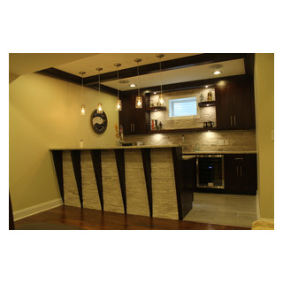 Naperville Finished Basement - Chicago - by Build by Design Inc.