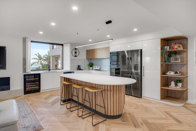 Photo of a contemporary kitchen in Adelaide.