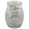 Stony Creek Angel Wings Small Jar W/Ribbon Glass Blessings Home Naw0280 Home