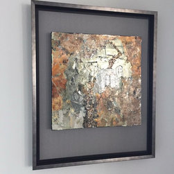 "Courageous Cliffs" - Mixed Media Art