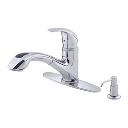 Danze Melrose&trade; Single Handle Pull-Out Kitchen Faucet - Kitchen Faucets