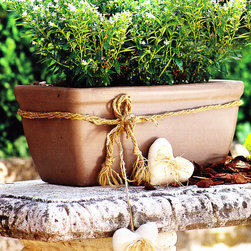 New 2016 Italian Moka, Graphite, White Terracotta, and Red Clay Pottery - Outdoor Pots And Planters