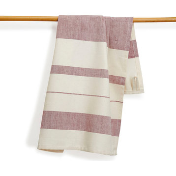 Cranberry Handwoven Cotton Kitchen Towel