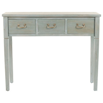 Lou Console With Storage Drawers Ash Grey