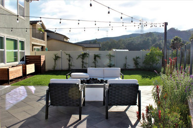 Transitional patio photo in San Diego
