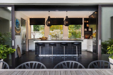 Inspiration for a contemporary kitchen in Christchurch.