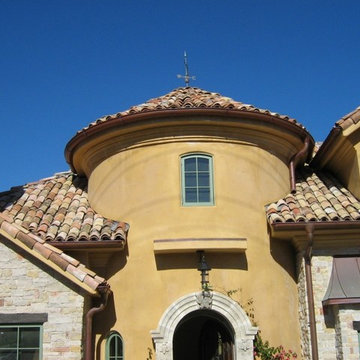 Radiused Copper Gutter