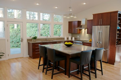Kitchen photo in Boston