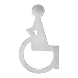 Stainless Steel Disabled Sign - EZ202B71 - Home Improvement
