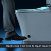 EUROTO Newest 2022 One-Piece Smart Toilet Bidet Dual Flush Foot Sensor