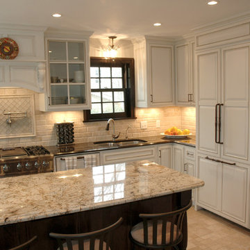 Kitchen Restoring and Updating in the Grand 1920s Tudor Style