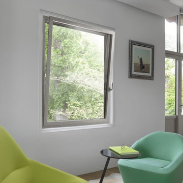 Réalisation AEF - fenêtres aluminium oscillo-battante