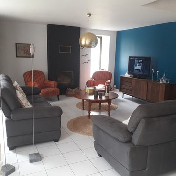 nouvelle déco et régaencement complet d'une pièce de vie