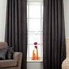 Black Ring / Grommet Top 90% blackout Curtain / Drape / Panel -60W x 108L-Piece