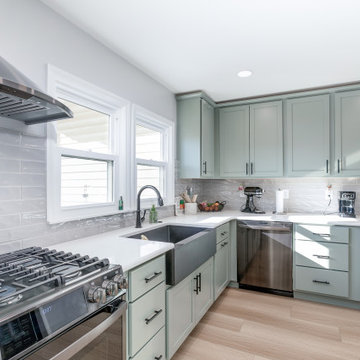 Mechanic Kitchen & Mudroom Remodel Before/Afters