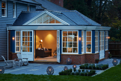 This is an example of a contemporary garden in Essex.