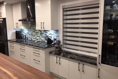Inspiration for a mid-sized modern kitchen remodel in Ottawa