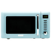 0.9Cu.ft. Retro Countertop Mini Microwave Oven 900W 8 Cooking Sets Green