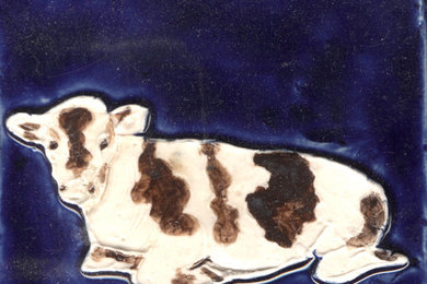 Cow Resting-Cobalt