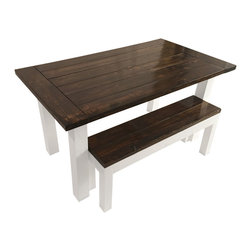 Farmhouse Kitchen Table and Benches - Products