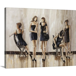 Transitional Prints And Posters Gallery-Wrapped Canvas Entitled The Audition, 20"x16"