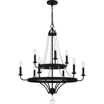 9 Light Chandelier In Transitional Style-36 Inches Tall and 30 Inches Wide