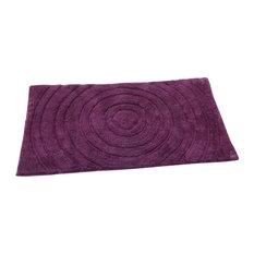 50 Most Por Purple Bath Mats For 2018 Houzz Textile Decor Of Usa Echo Spray Latex Back Cotton Bath Rug Aubergine 24