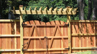 Vertical Board w/ Cap Board (Wood Privacy Fence)