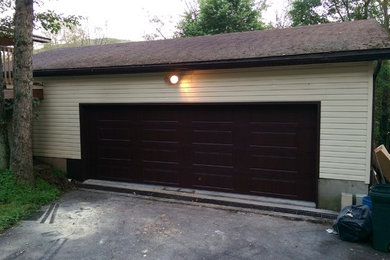 Reframing 2 garage doors into 1 big garage door