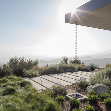 Mission Canyon Hilltop Landscape and Pool